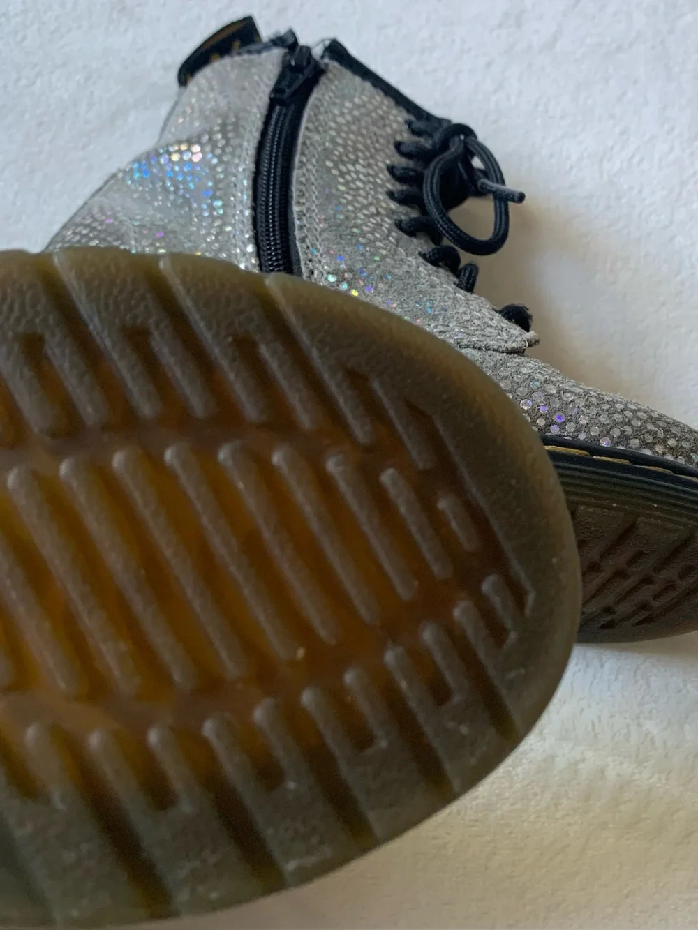 Dr. Martens Pascal Iridescent Toddler Boots Size 9